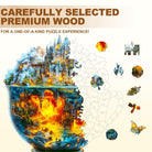 Magic cup - 2 Wooden Jigsaw Puzzle - KAAYEE Puzzle