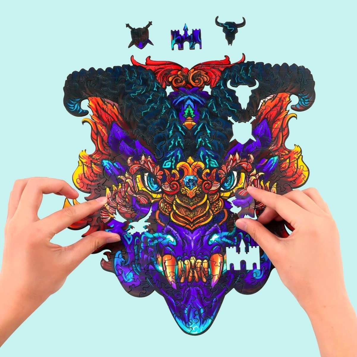 MAGIC DRAGON Wooden Jigsaw Puzzle - KAAYEE Puzzle