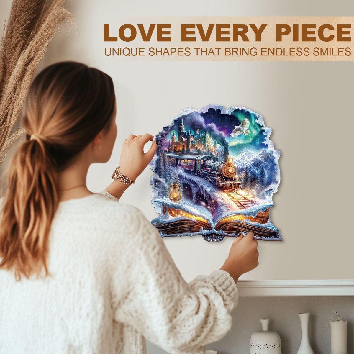 Magic Snowpiercer Wooden Jigsaw Puzzle - KAAYEE Puzzle