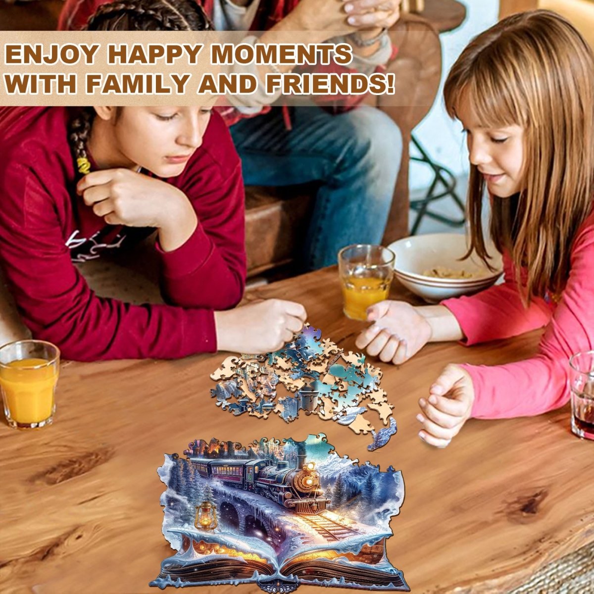 Magic Snowpiercer Wooden Jigsaw Puzzle - KAAYEE Puzzle