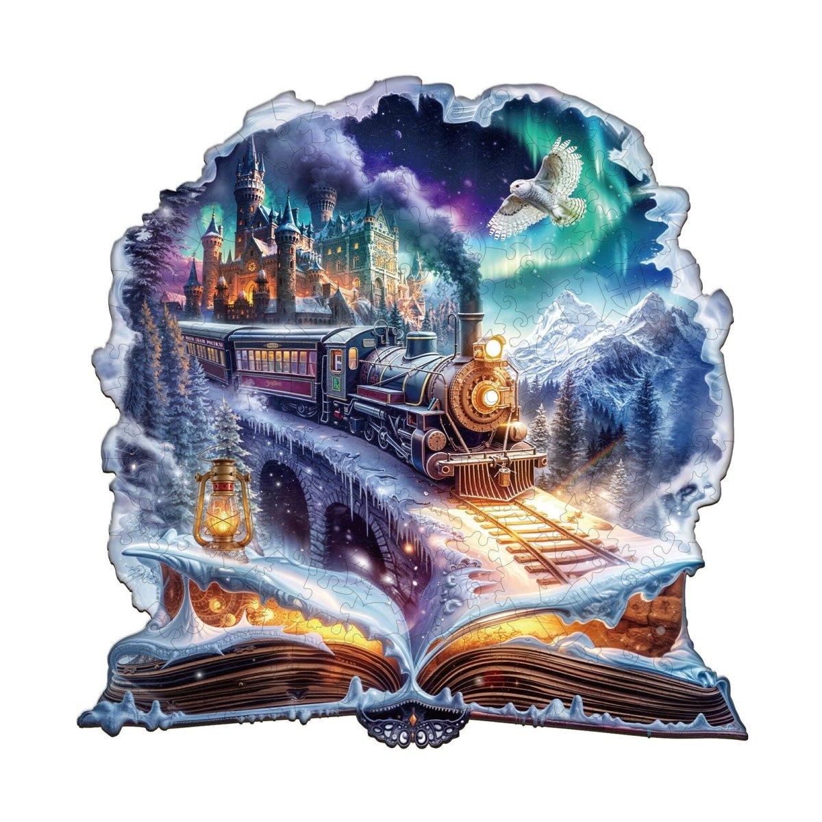 Magic Snowpiercer Wooden Jigsaw Puzzle - KAAYEE Puzzle