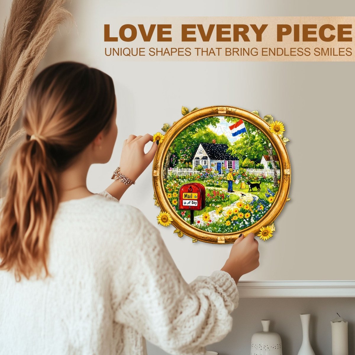 Mail Day Wooden Jigsaw Puzzle - KAAYEE Puzzle