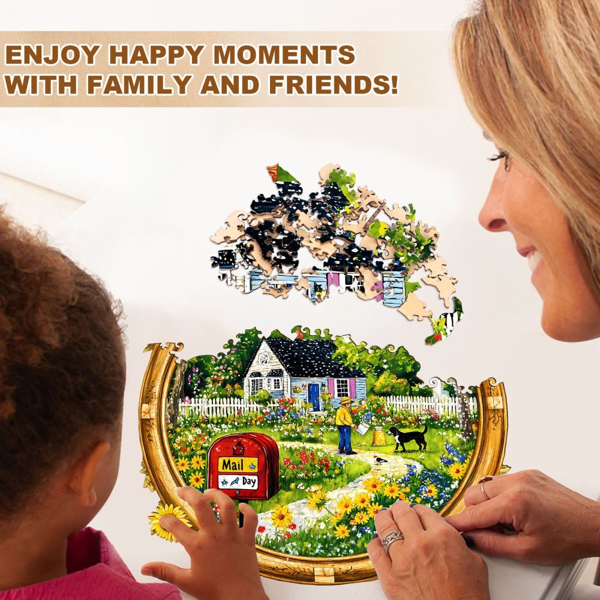 Mail Day Wooden Jigsaw Puzzle - KAAYEE Puzzle