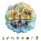 Mammoth—My wish Wooden Jigsaw Puzzle - KAAYEE Puzzle