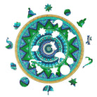 MANDALA 1 Wooden Jigsaw Puzzle - KAAYEE Puzzle