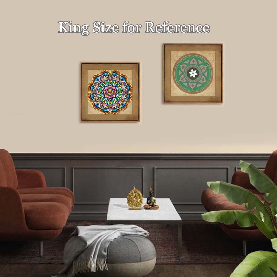 MANDALA 2 Wooden Jigsaw Puzzle - KAAYEE Puzzle