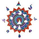 MANDALA 3 Wooden Jigsaw Puzzle - KAAYEE Puzzle