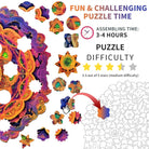 Mandala 4 Wooden Jigsaw Puzzle - KAAYEE Puzzle