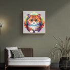 MANDALA CAT Wooden Jigsaw Puzzle - KAAYEE Puzzle