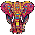 Mandala Elephant Wooden Jigsaw Puzzle - KAAYEE Puzzle