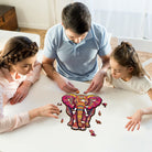 Mandala Elephant Wooden Jigsaw Puzzle - KAAYEE Puzzle