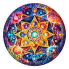 Mandala Planet Wooden Jigsaw Puzzle - KAAYEE Puzzle
