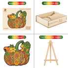 Mandala Pumpkin Wooden Jigsaw Puzzle - KAAYEE Puzzle