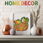 Mandala Pumpkin Wooden Jigsaw Puzzle - KAAYEE Puzzle