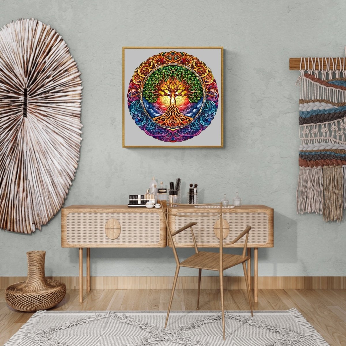 Mandala Tree of Life 1 Wooden Jigsaw Puzzle - KAAYEE Puzzle