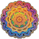 Mandala Wooden Jigsaw Puzzle - KAAYEE Puzzle