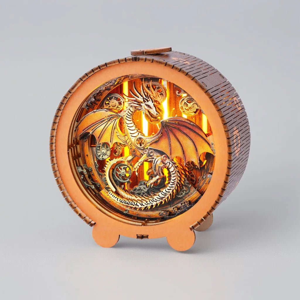 Mechanical Dragon Night Light - KAAYEE Puzzle