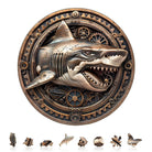 Mechanical Shark - 2 Wooden Jigsaw Puzzle - KAAYEE Puzzle