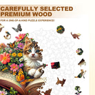 Meow Stories Wooden Jigsaw Puzzle - KAAYEE Puzzle