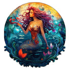 Mermaid Aqua Woman Wooden Jigsaw Puzzle - KAAYEE Puzzle