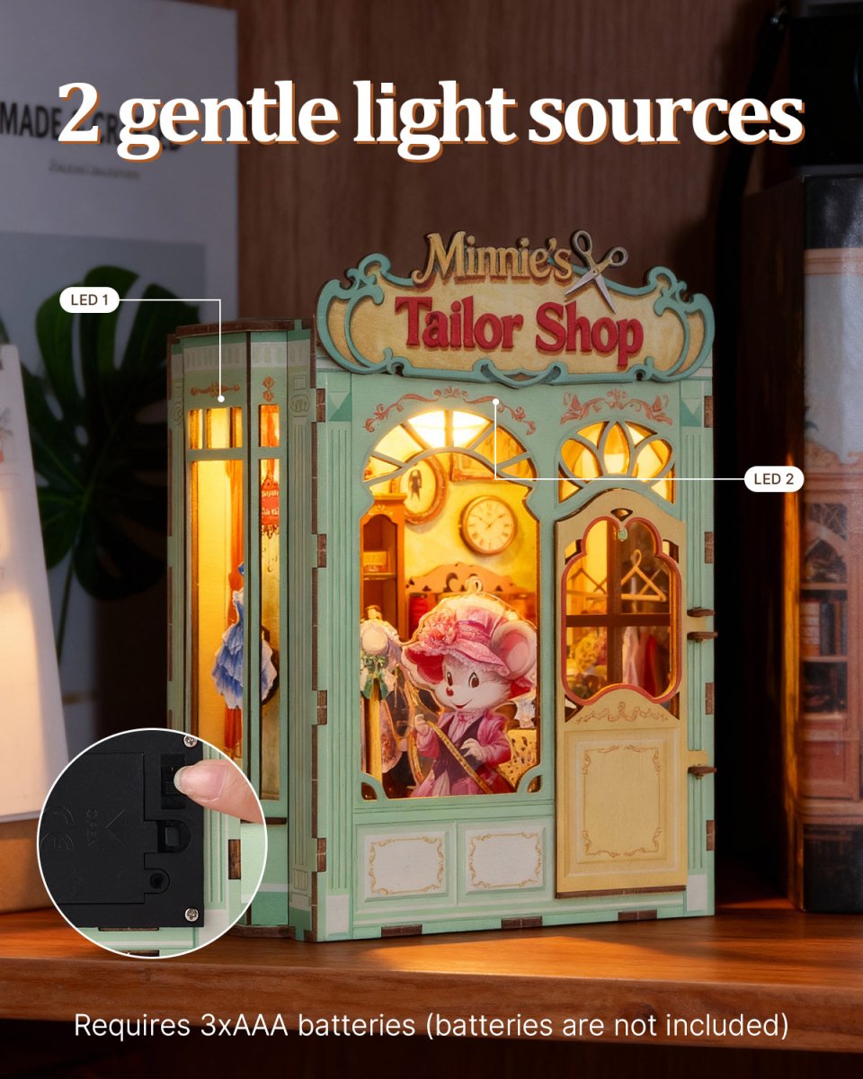 Minnie's Tailor Shop Book Nook Kit - KAAYEE Puzzle