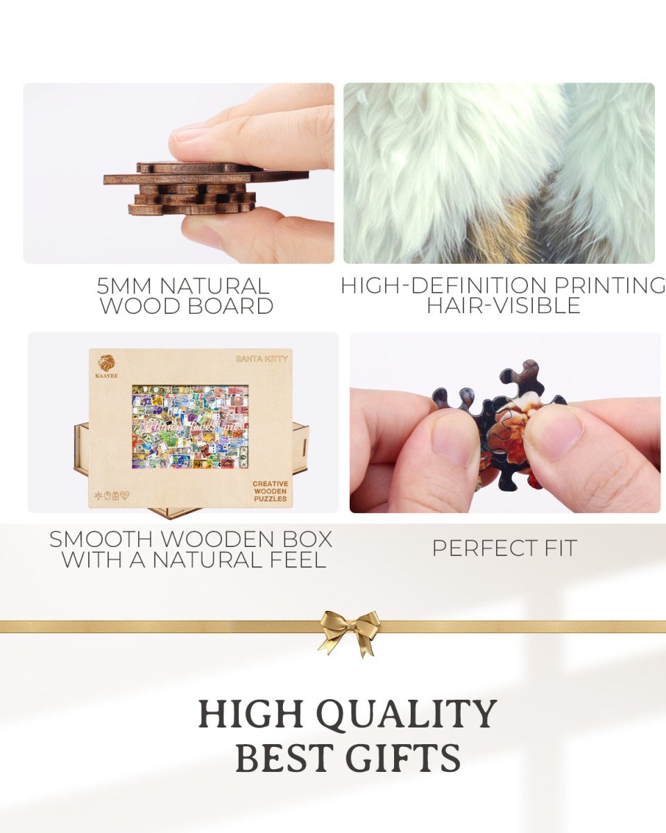 Money loves me Wooden Jigsaw Puzzle - KAAYEE Puzzle