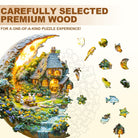 Moonlight Garden - 2 Wooden Jigsaw Puzzle - KAAYEE Puzzle