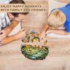 Moonlight Garden - 2 Wooden Jigsaw Puzzle - KAAYEE Puzzle