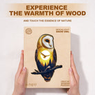 Moonlight Snow Owl Wooden Jigsaw Puzzle - KAAYEE Puzzle