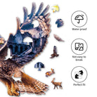 Mountain View Eagle Wooden Jigsaw Puzzle - KAAYEE Puzzle