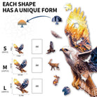 Mountain View Eagle Wooden Jigsaw Puzzle - KAAYEE Puzzle