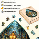 Mystic Forest Wooden Jigsaw Puzzle - KAAYEE Puzzle