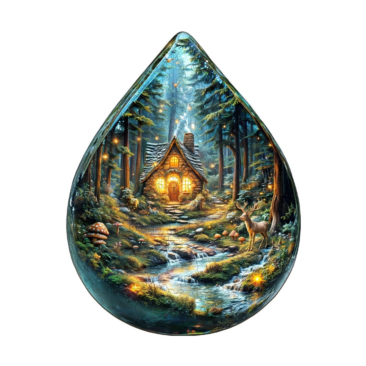 Mystic Forest Wooden Jigsaw Puzzle - KAAYEE Puzzle