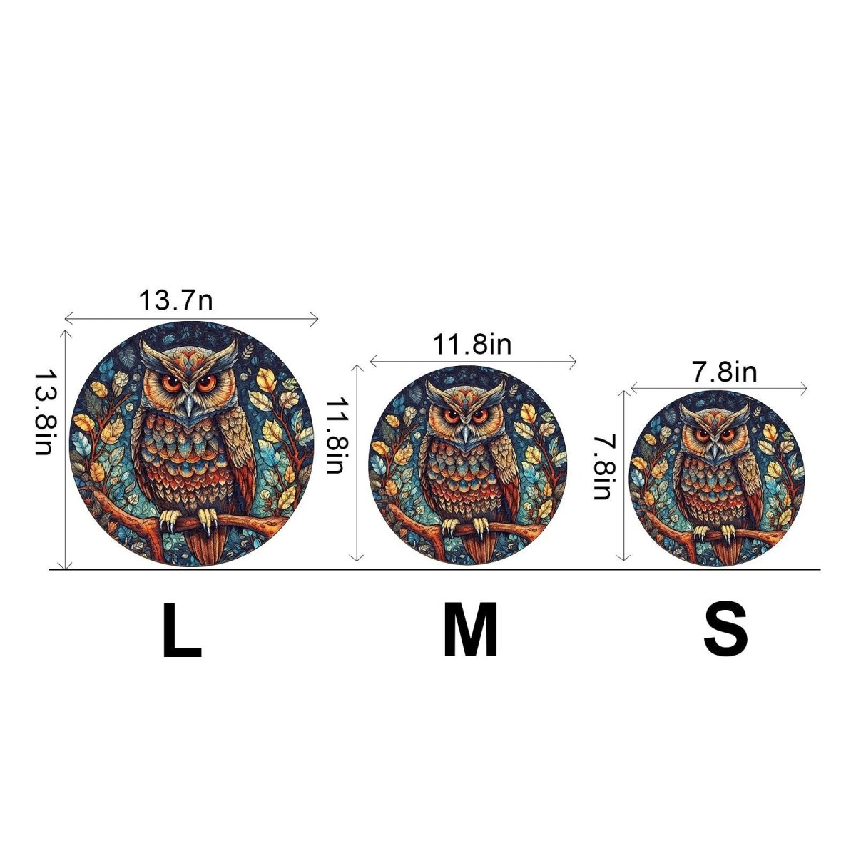 Mystic Owl Wooden Jigsaw Puzzle - KAAYEE Puzzle