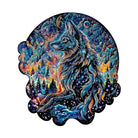 Nebula Wolf Wooden Jigsaw Puzzle - KAAYEE Puzzle