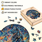 Nebula Wolf Wooden Jigsaw Puzzle - KAAYEE Puzzle