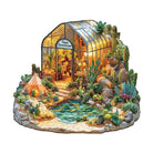Oasis greenhouse Wooden Jigsaw Puzzle - KAAYEE Puzzle