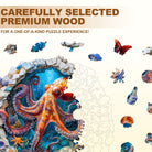 Octopus Haven Wooden Jigsaw Puzzle - KAAYEE Puzzle