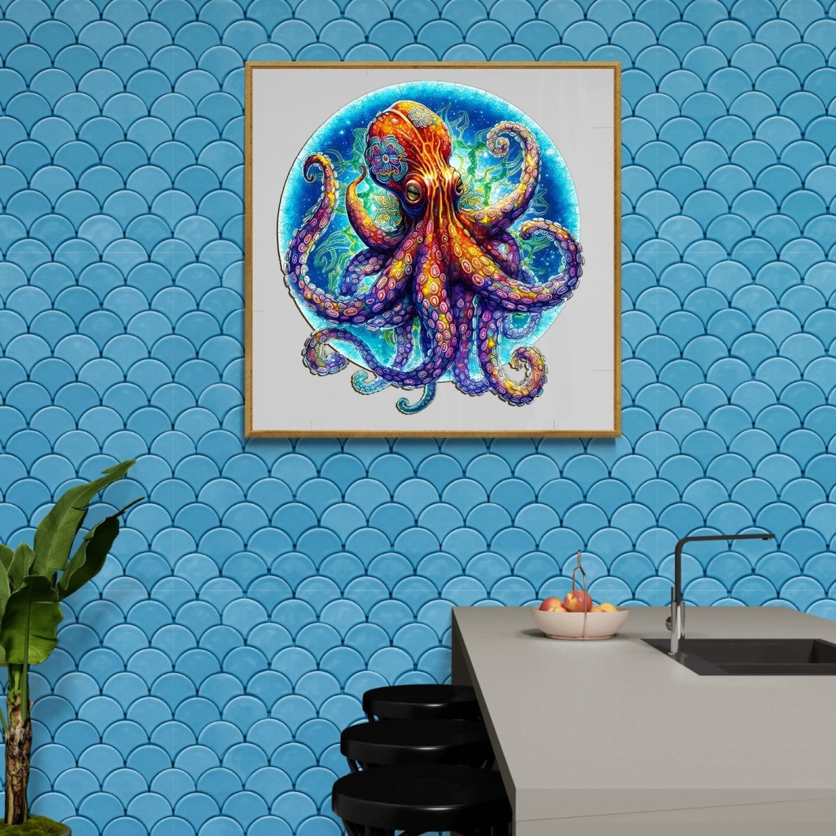 Octopus Wooden Jigsaw Puzzle - KAAYEE Puzzle