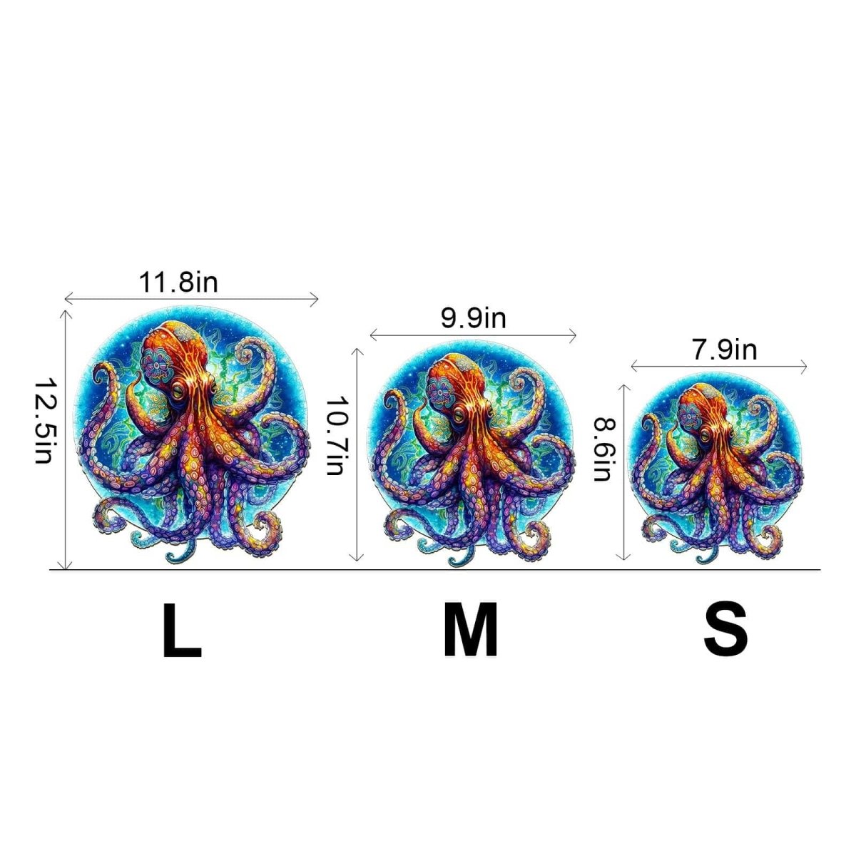 Octopus Wooden Jigsaw Puzzle - KAAYEE Puzzle