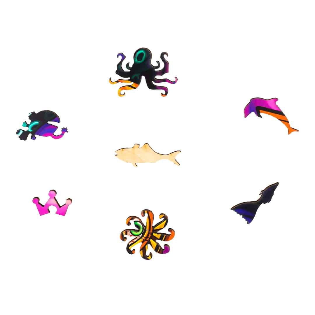 OCTOPUS XIAOHACHI Wooden Jigsaw Puzzle - KAAYEE Puzzle