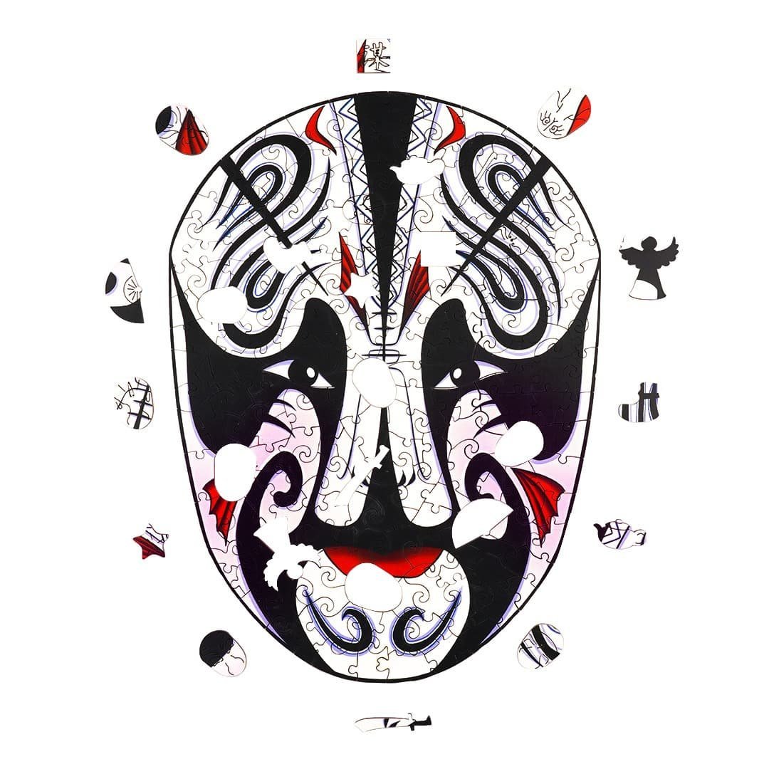 OPERA MASK ADVISER Wooden Jigsaw Puzzle - KAAYEE Puzzle