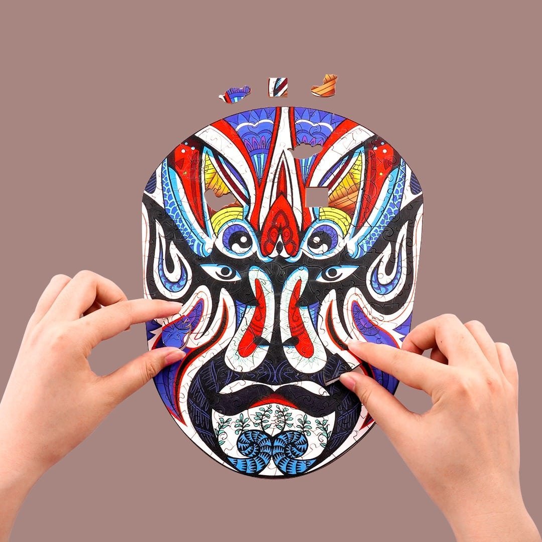 OPREA MASK INTEGRITY Wooden Jigsaw Puzzle - KAAYEE Puzzle
