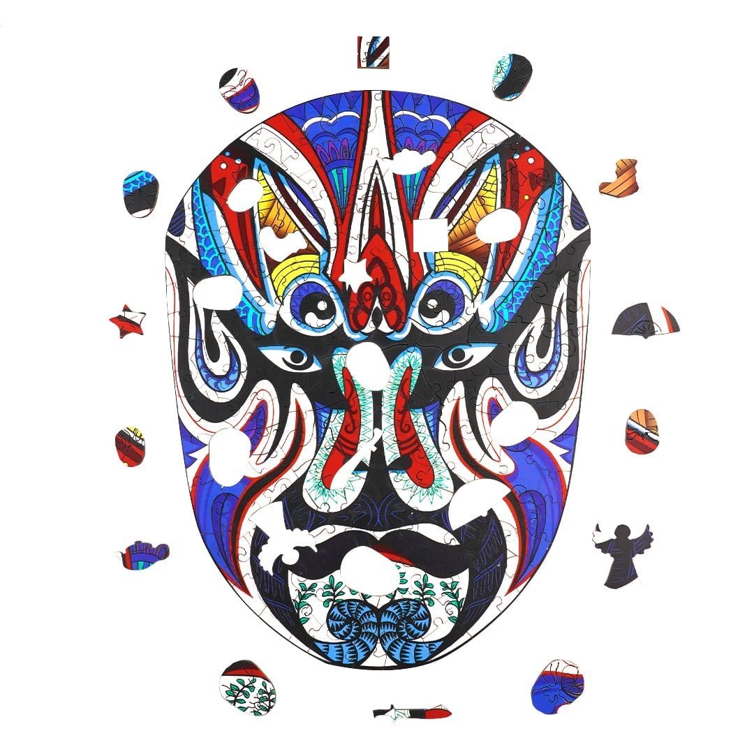 OPREA MASK INTEGRITY Wooden Jigsaw Puzzle - KAAYEE Puzzle