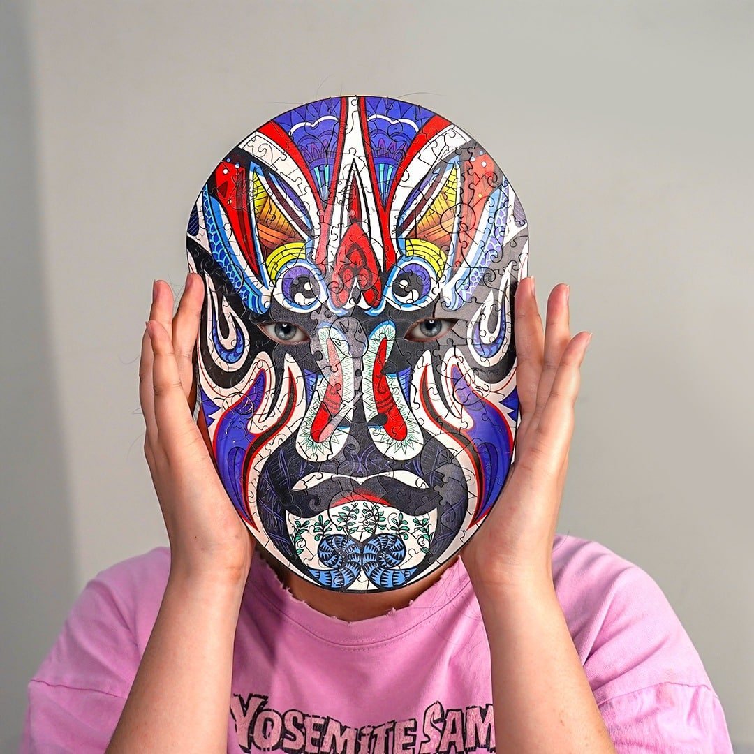OPREA MASK INTEGRITY Wooden Jigsaw Puzzle - KAAYEE Puzzle