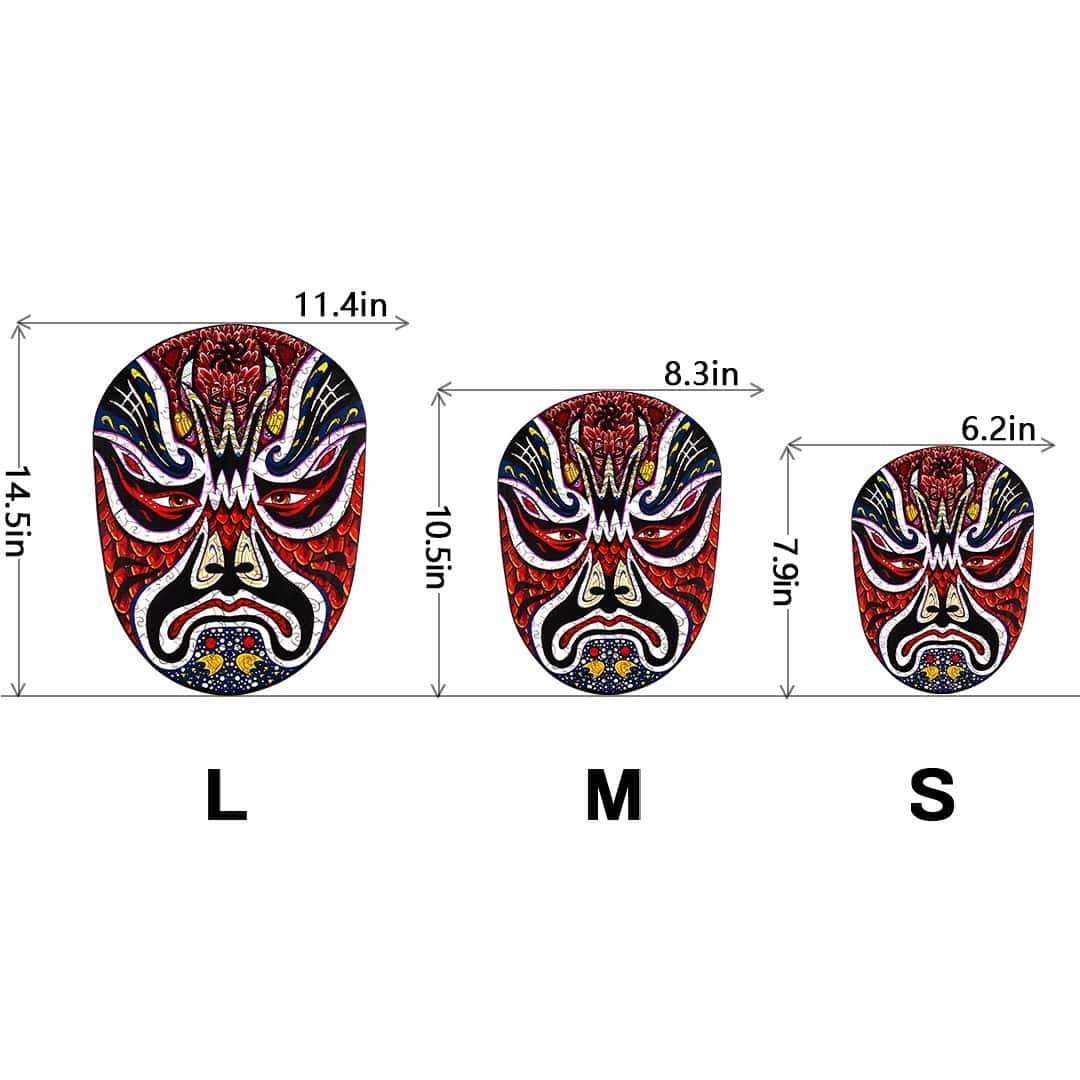 OPRRA MASK VALOR Wooden Jigsaw Puzzle - KAAYEE Puzzle