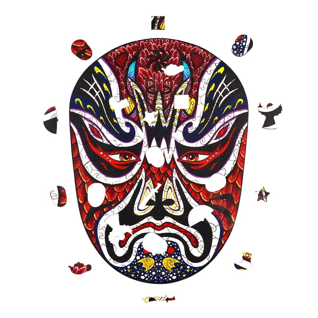 OPRRA MASK VALOR Wooden Jigsaw Puzzle - KAAYEE Puzzle