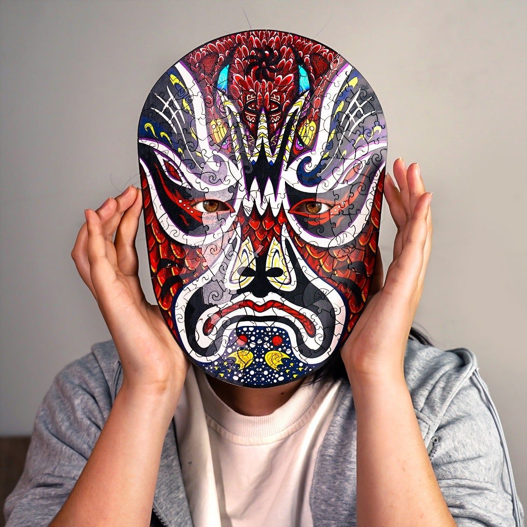 OPRRA MASK VALOR Wooden Jigsaw Puzzle - KAAYEE Puzzle