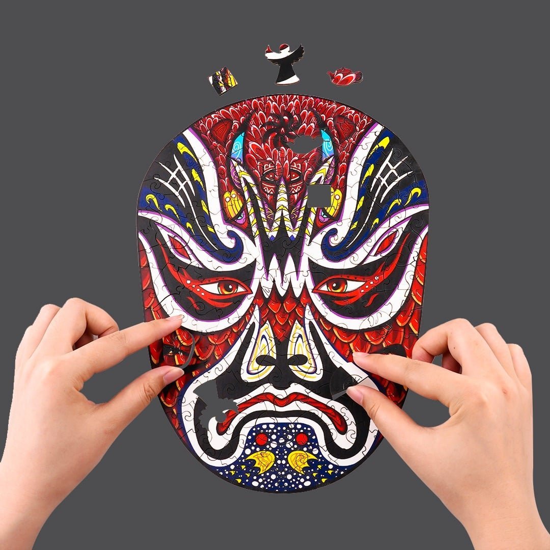 OPRRA MASK VALOR Wooden Jigsaw Puzzle - KAAYEE Puzzle