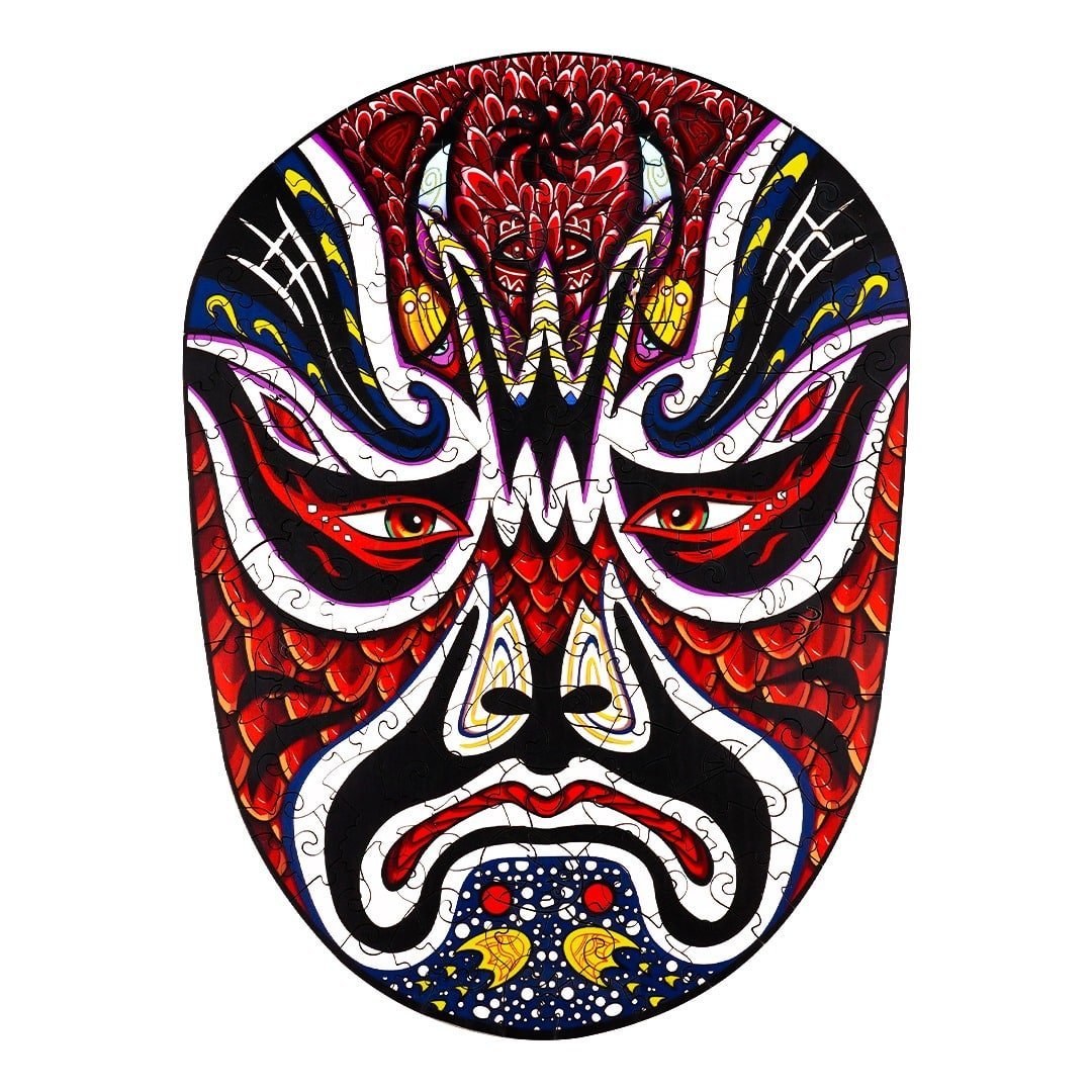 OPRRA MASK VALOR Wooden Jigsaw Puzzle - KAAYEE Puzzle